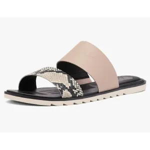 Sorel Women's Ella II Slide Sandals Mauve Vapor Animal Print Size: US 7.5 | EUC