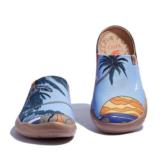 UIN Men's Mules Comfort Canvas Upper shoe (Vacay Time Malaga )